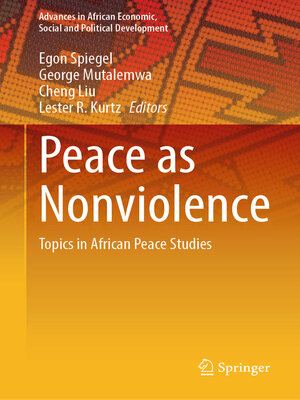 cover image of Peace as Nonviolence